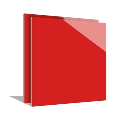 Solid textuur Rood gepolijst porseleinen vloertegel 60x60 voor keuken en metro muur 300x600