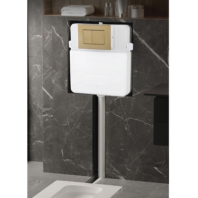 Traditionele stijl 680x370x830mm One-Piece toilet met verborgen tank en automatisch open