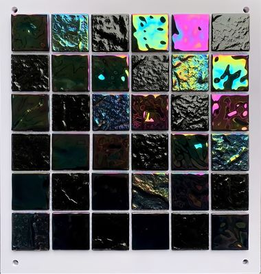 Mix Blue Hotel Zwem zwembad Glas Mosaïek Design Patroon met Glastechniek en Glas