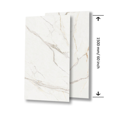 750x1500 Gelast vloertegels Carrara Porselein keramische tegels voor keuken en lobby
