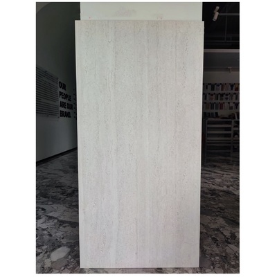 600*1200 Witte travertijn vloertegels Perfect voor woonkamer douche transformatie