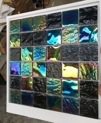 Techniek Glas Iriscent Crystal Glass Mosaïek voor zwembad tegels Type Muurtegels