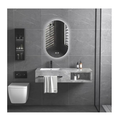 Sink unieke waterdichte ontwerp rechthoekige leegte kast voor SLABS/SINTERSTONE toonbank