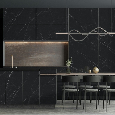 Eerste keuze Steen Imitatie Textuur Porseleinen tegels voor luxe badkamer 1200x2400mm