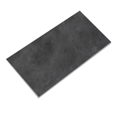 Matte rustieke, zwarte porseleinen vloertegels voor schuifvaste wand- en vloerdecoratie
