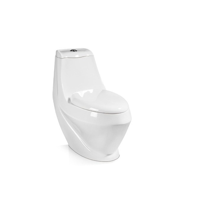 Toilet voor badkamerset met een keramische installatie