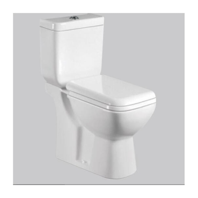 Langzaam toilet stoel dekking en dubbel spoelen waterkast voor moderne witte kleur badkamer