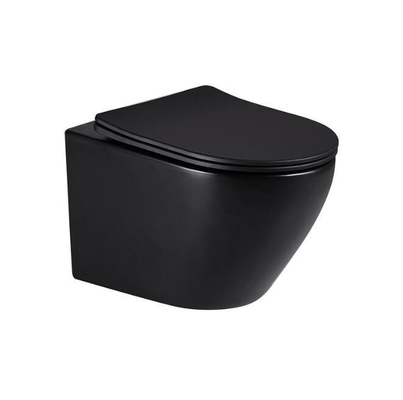 European Classic Design Matte Zwart 2 in 1 Keramische WC Badkamer Toiletten Water Set Ware