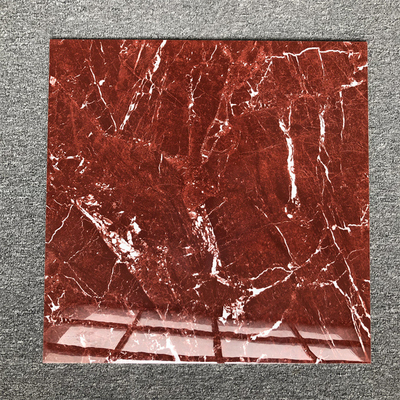 Glossy Super Red 600x600mm vloertegels 24x24 Red Star gepolijst kwarts keramisch tegel