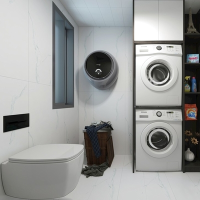 Afstandsbediening Villa Wandhang Toilet met randloze spoeling en wandmontage ontwerp